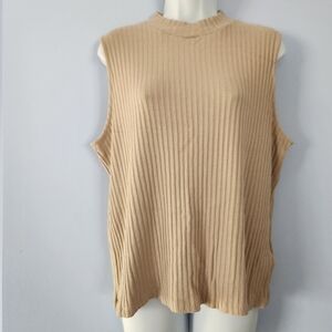 Liverpool Ribbed Sleeveless Top